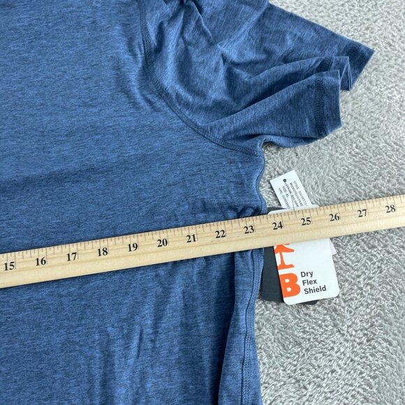 Bass Outdoor Microtech Perf Short Sleeve Tee XL Big Dipper Blue NWT 5881 - Picture 7 of 11